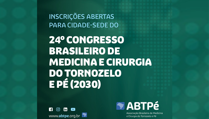 Candidatura de cidade para sede do 24º Congresso ABTPé (2030)